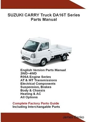 Seller image for Suzuki Carry Truck DA16T Series Parts Manual for sale by GreatBookPricesUK