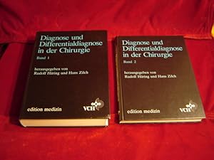 Bild des Verkufers fr Diagnose und Differentialdiagnose in der Chirurgie und benachbarten Fachgebieten. Band 1 und 2. Zwei Bnde. zum Verkauf von Antiquariat Olaf Drescher