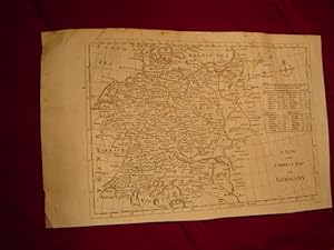 A New and Correct Map of Germany. (Kupferstichkarte mit englischsprachigen Orts-, Landschafts- un...