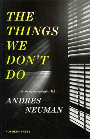 Seller image for Things We Don't Do for sale by GreatBookPricesUK