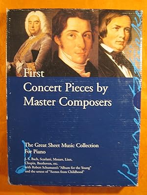 First Concert Pieces by Master Composers ; The Great Sheet Music Collection For Piano (4 Volume S...