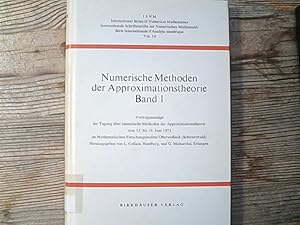 Bild des Verkufers fr Numerische Methoden der Approximationstheorie, Band 1. Numerical Methods of Approximation Theory. Vortragsauszge der Tagung ber numerische Methoden der Approximationstheorie vom 13.-19. Juni 1971 im Mathematischen Forschungsinstitut in Oberwolfach (Schwarzwald). zum Verkauf von Antiquariat Bookfarm