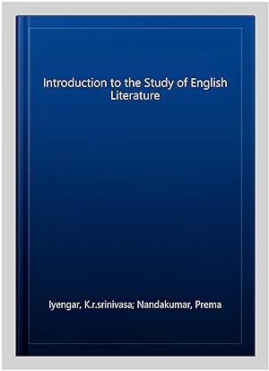 Image du vendeur pour Introduction to the Study of English Literature mis en vente par GreatBookPricesUK