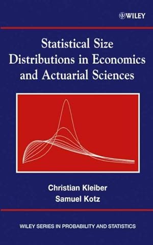 Imagen del vendedor de Statistical Size Distributions in Economics and Actuarial Sciences a la venta por GreatBookPricesUK