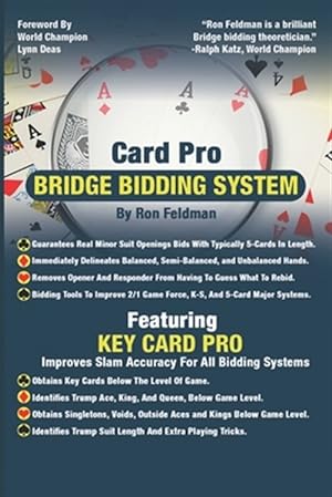 Seller image for Card Pro Bridge Bidding System: Paperback for sale by GreatBookPrices