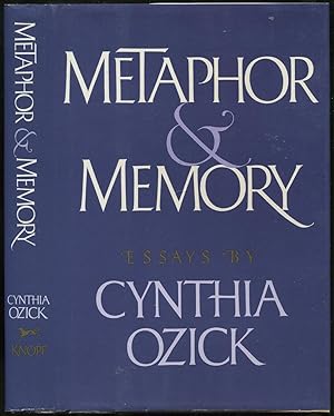 Bild des Verkufers fr Metaphor & Memory: Essays zum Verkauf von Between the Covers-Rare Books, Inc. ABAA