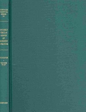 Bild des Verkufers fr Early Tibetan Survey of Buddhist Literature : The Bstan Pa Rgyas Pa Rgyan Gyi Nyi 'Od of Bcom Idan Ral Gri zum Verkauf von GreatBookPricesUK