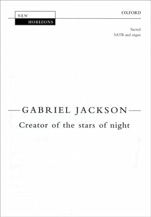 Seller image for Creator Of The Stars Of Night Nh14 Satb for sale by GreatBookPricesUK