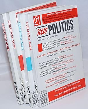 Imagen del vendedor de New politics; a journal of socialist thought. Vol. 6, No. 1-4 (New Series), Summer 1996-Winter 1998 a la venta por Bolerium Books Inc.