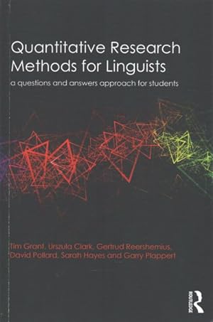 Immagine del venditore per Quantitative Research Methods for Linguists : A Questions and Answers Approach for Students venduto da GreatBookPricesUK