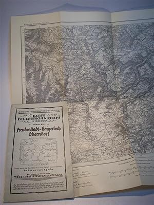 Karte des Deutschen Reiches. Blatt 618. Freundenstadt - Haigerloch - Oberndorf. Amtliche Topograp...