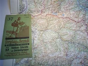 Freytag & Berndt Touristenkarte / Touristen- Wanderkarte. Blatt 37 Rätikon-Silvretta und Ferwallg...