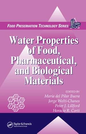 Imagen del vendedor de Water Properties of Food, Pharmaceutical, And Biological Materials a la venta por GreatBookPricesUK