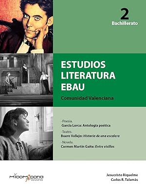 Bild des Verkufers fr Estudios literatura ebau 2 bachillerato (comunidad valenciana) zum Verkauf von Imosver