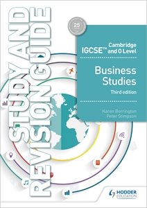 Seller image for Cambridge Igcse and O Stage Business Studies, Study and Revision Guide for sale by GreatBookPricesUK