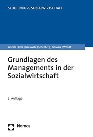 Bild des Verkufers fr Grundlagen Des Managements in Der Sozialwirtschaft -Language: german zum Verkauf von GreatBookPricesUK