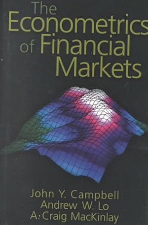 Bild des Verkufers fr Econometrics of Financial Markets zum Verkauf von GreatBookPricesUK