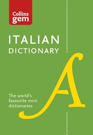 Imagen del vendedor de Collins Italian Gem Dictionary a la venta por GreatBookPricesUK