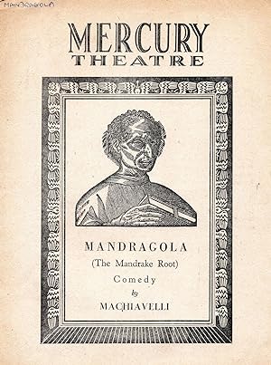 Mandragola Comedy Notting Hill Gate Mercury London Old Theatre Programme