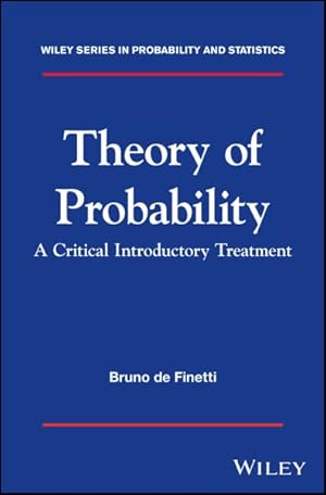 Imagen del vendedor de Theory of Probability : A Critical Introductory Treatment a la venta por GreatBookPricesUK