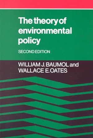 Imagen del vendedor de Theory of Environmental Policy a la venta por GreatBookPricesUK