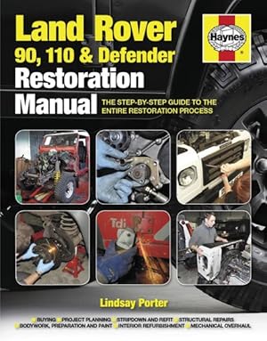 Seller image for Haynes Land Rover 90, 110 & Defender Restoration Manual : The Step-by-Step Guide to the Entire Restoration Process for sale by GreatBookPricesUK