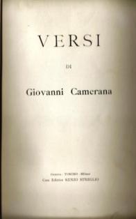 Image du vendeur pour Versi mis en vente par Booklovers - Novara