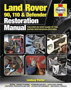 Bild des Verkufers fr Haynes Land Rover 90, 110 & Defender Restoration Manual : The Step-by-Step Guide to the Entire Restoration Process zum Verkauf von GreatBookPricesUK