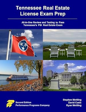 Seller image for Tennessee Real Estate License Exam Prep : All-in-one Review and Testing to Pass Tennessee's Psi Real Estate Exam for sale by GreatBookPrices