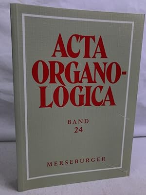 Seller image for Acta organologica; Teil: Bd. 24., Jahresgabe 1993. Gesellschaft der Orgelfreunde: Verffentlichung der Gesellschaft der Orgelfreunde ; 150. for sale by Antiquariat Bler