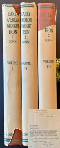 Bild des Verkufers fr Early American Wrought Iron (Complete in 3 Volumes -- All with Their Scarce Printed Dustjackets) zum Verkauf von APPLEDORE BOOKS, ABAA