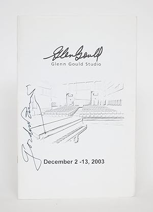OnStage at Glenn Gould Studio: Vol. 12, No. 6 December 2-13, 2003
