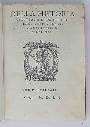 Bild des Verkufers fr Della Historia Vinitiana zum Verkauf von Libreria Antiquaria Pregliasco