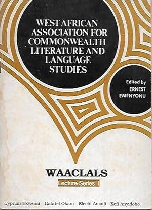 Immagine del venditore per The Svereignty of African Literature (in WAACLALS Lecture Series 1) venduto da Black Rock Books