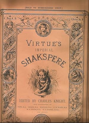 Bild des Verkufers fr Virtue's Imperial SHAKSPERE (Shakespeare) Part 4 zum Verkauf von Peter White Books