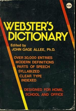 Immagine del venditore per Webster's Dictionary 1985 Edition venduto da Librairie Le Nord