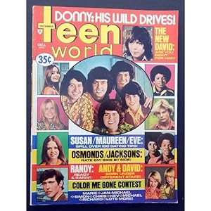Seller image for Teen World Michael Jackson, David Cassidy, Osmonds, December 1973 (Collectible Single Back Issue Magazine) for sale by InventoryMasters