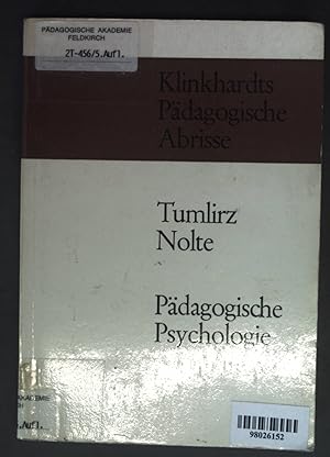 Seller image for Pdagogische Psychologie. Klinkhardts Pdagogische Abrisse for sale by books4less (Versandantiquariat Petra Gros GmbH & Co. KG)