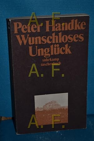 Bild des Verkufers fr Wunschloses Unglck : Erzhlung Suhrkamp Taschenbuch , 146 zum Verkauf von Antiquarische Fundgrube e.U.