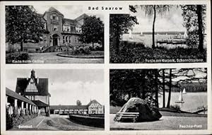 Ansichtskarte / Postkarte Bad Saarow Pieskow Kreis Oder Spree, Kinderheim Caritas, Kurparkpartie,...