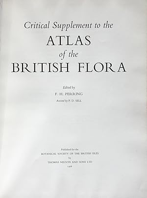 Seller image for Critical supplement to the Atlas of the British flora for sale by Acanthophyllum Books