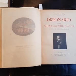 Immagine del venditore per Dizionario della storia dell'arte in Italia. Con 187 illustrazioni e 10 tavole a colori. venduto da LIBRERIA XODO