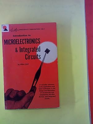 Bild des Verkufers fr Introduction to Microelectronics & Integrated Circuits. First Edition. zum Verkauf von biblion2