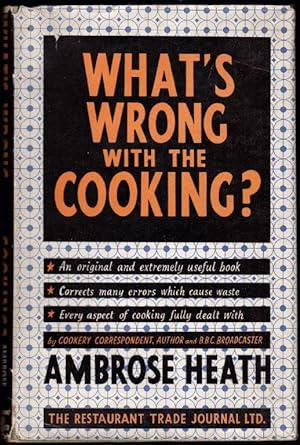What s Wrong with the Cooking? 1st. edn. 1947.