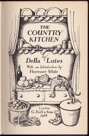 Imagen del vendedor de The Country Kitchen. 1st. Eng. edn. a la venta por Janet Clarke Books ABA