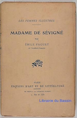 Imagen del vendedor de Madame de Svign a la venta por Librairie du Bassin
