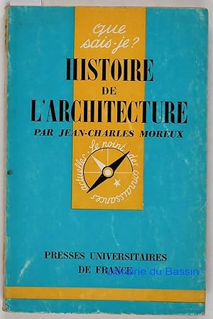 Image du vendeur pour Histoire de l'architecture mis en vente par Librairie du Bassin