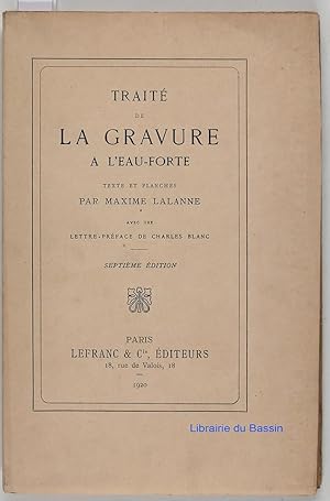 Seller image for Trait de la gravure  l'eau-forte for sale by Librairie du Bassin