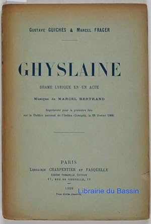 Imagen del vendedor de Ghyslaine a la venta por Librairie du Bassin