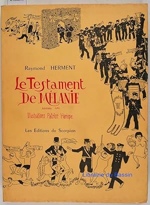 Seller image for Le testament de Mlanie for sale by Librairie du Bassin